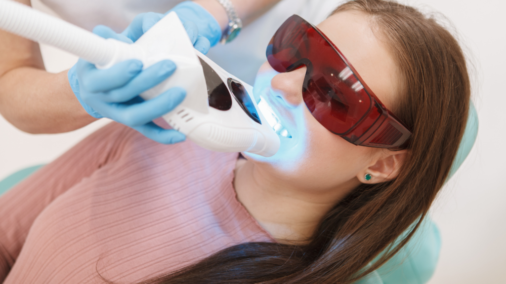 Teeth whitening procedure